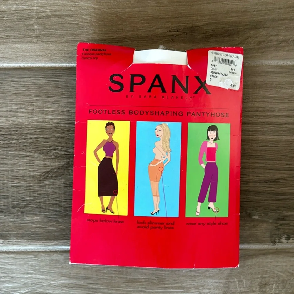 New Spanx Spice D Original Footless Control Top Pantyhose